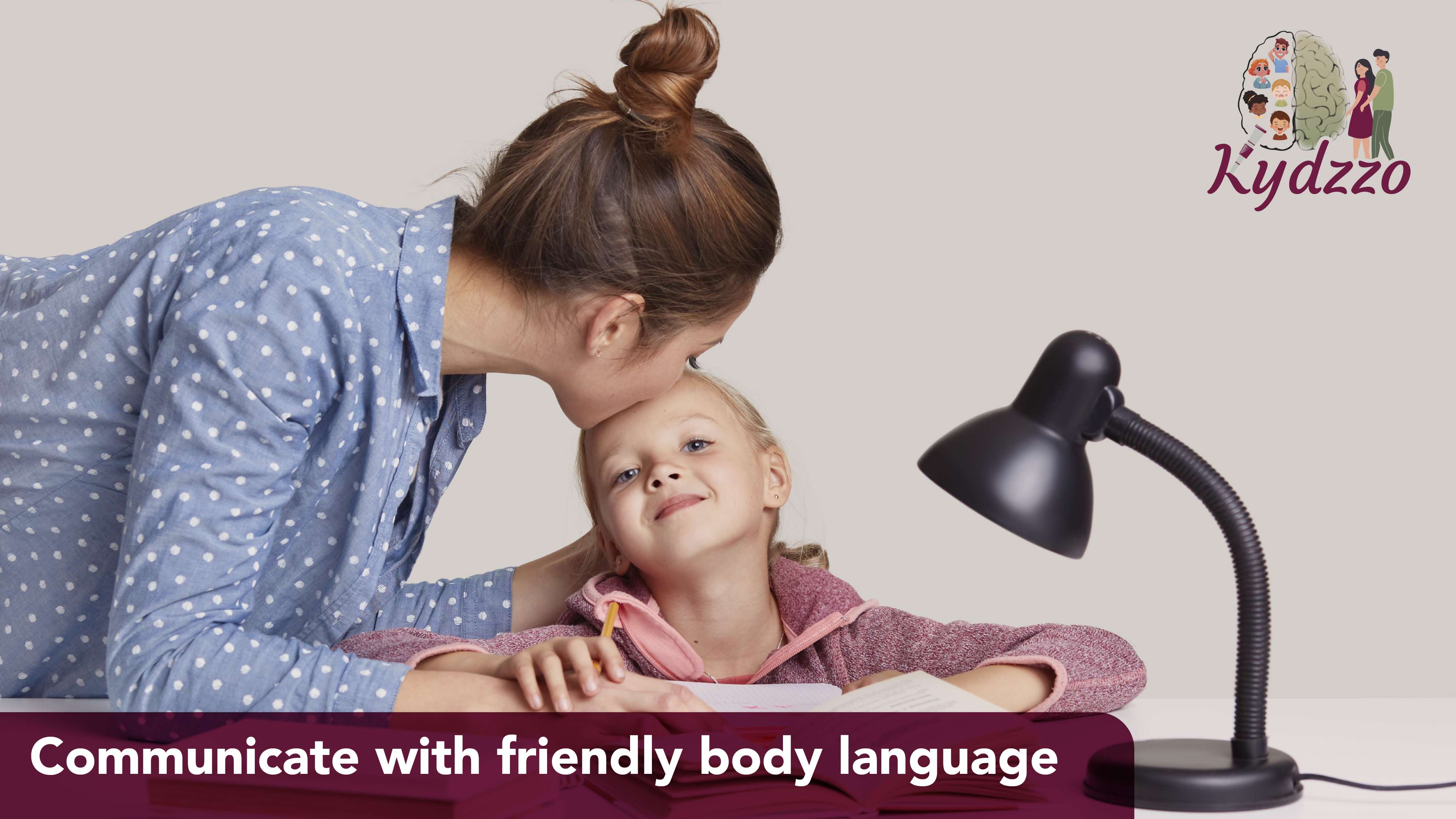 communicate with friendly body language 